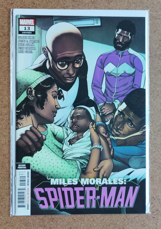 Miles Morales Spider-Man #13D 2nd Printing Garron Variant 1st App of Billie