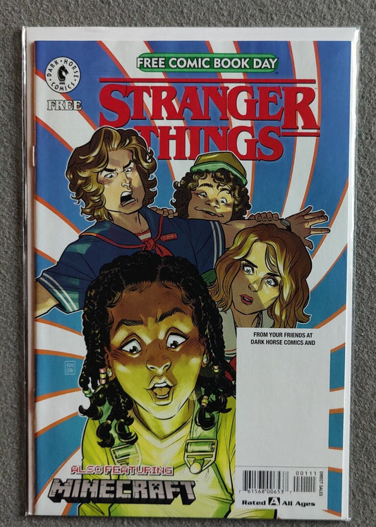 STRANGER THINGS + MINECRAFT - Dark Horse, Free Comic Book Day 2020