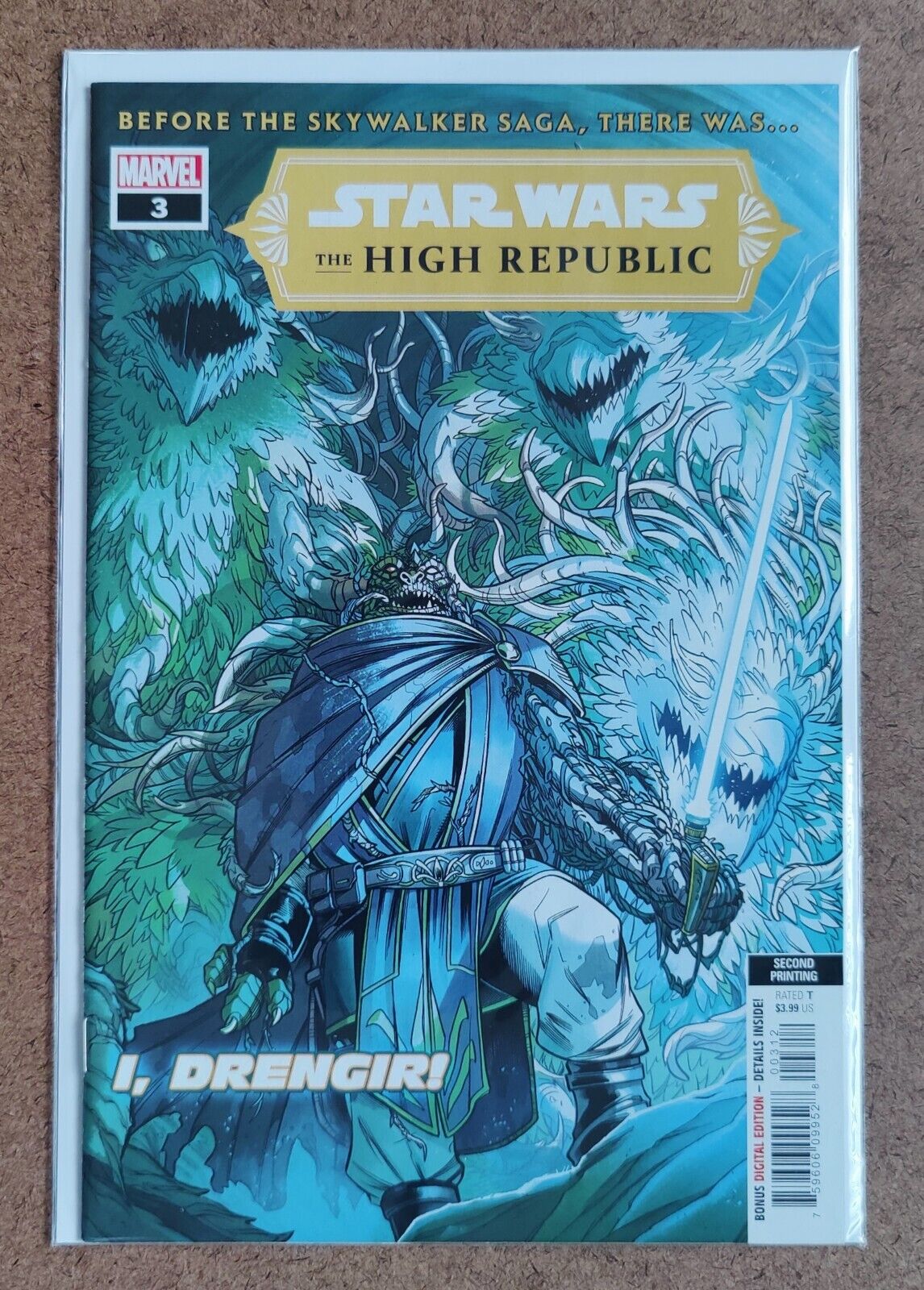 Star Wars: High Republic #3S 1st app. Drengir 2021 2nd Printing Variant Cover