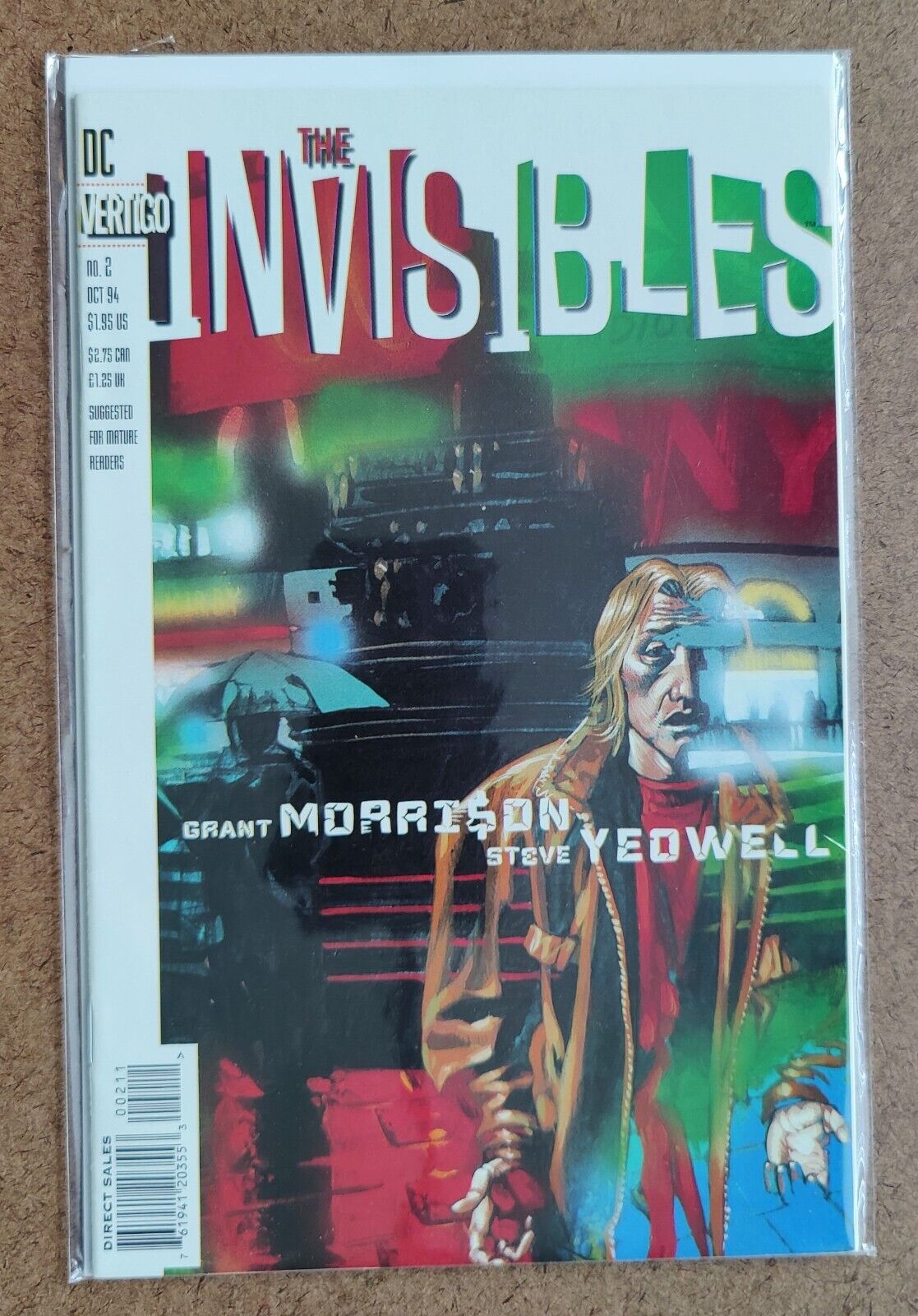 The Invisibles #2 October 1994 DC Comics Morrison Yoewell