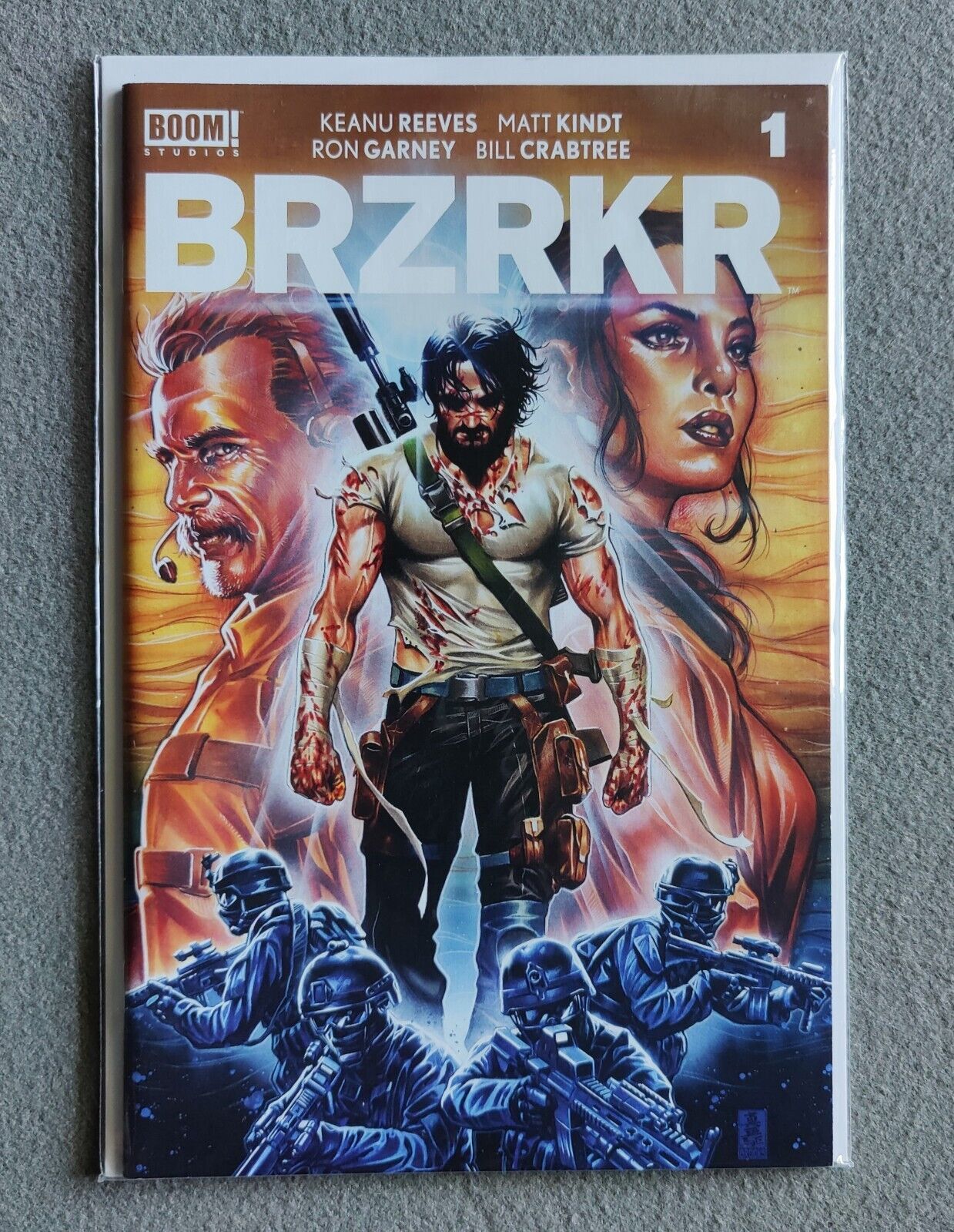 BRZRKR #1B Mark Brooks Variant Cover Keanu Reeves  1st app. of BRZRKR