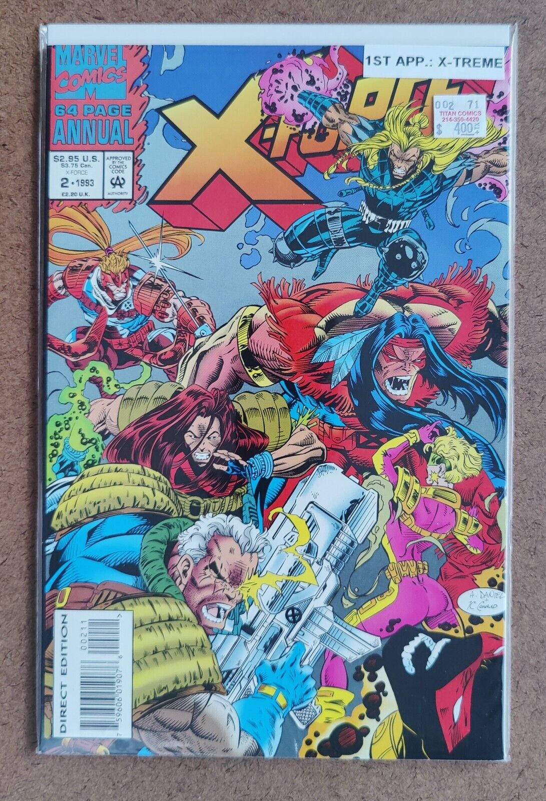 X-Force Annual  #2 Marvel 1993 1st app. of Adam X