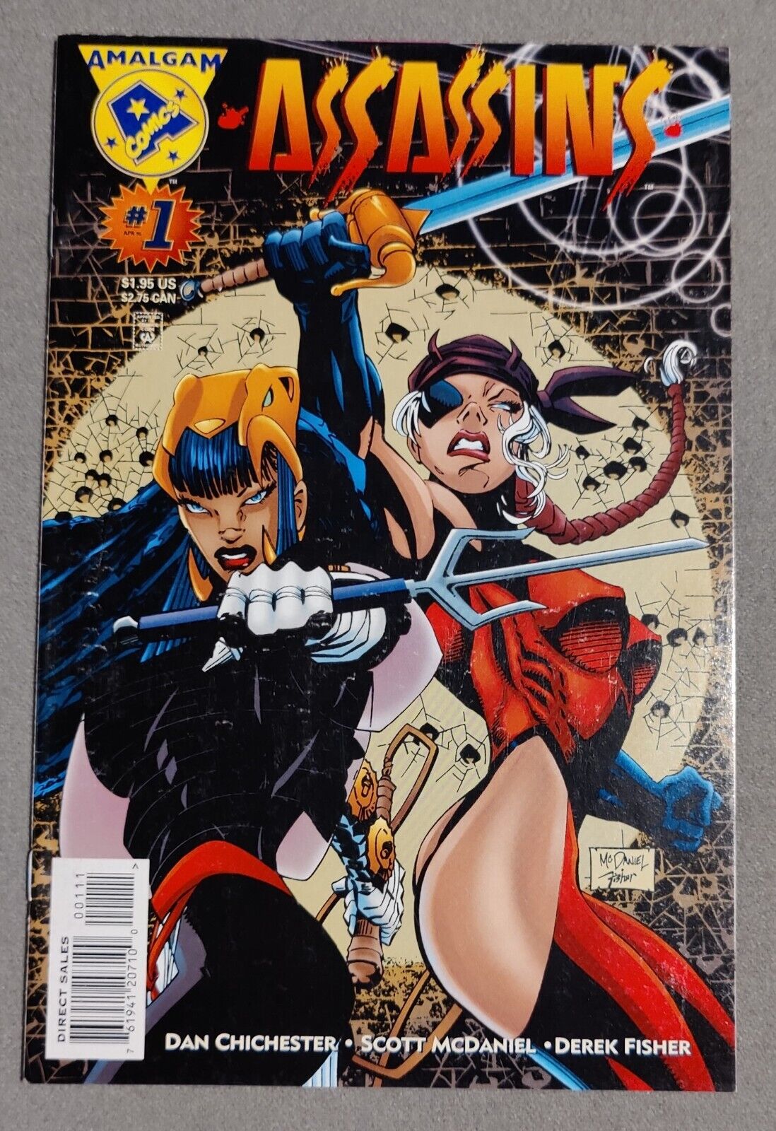 Assassins #1 Amalgam Comics 1996 DC Marvel Elektra 1st App Catsai