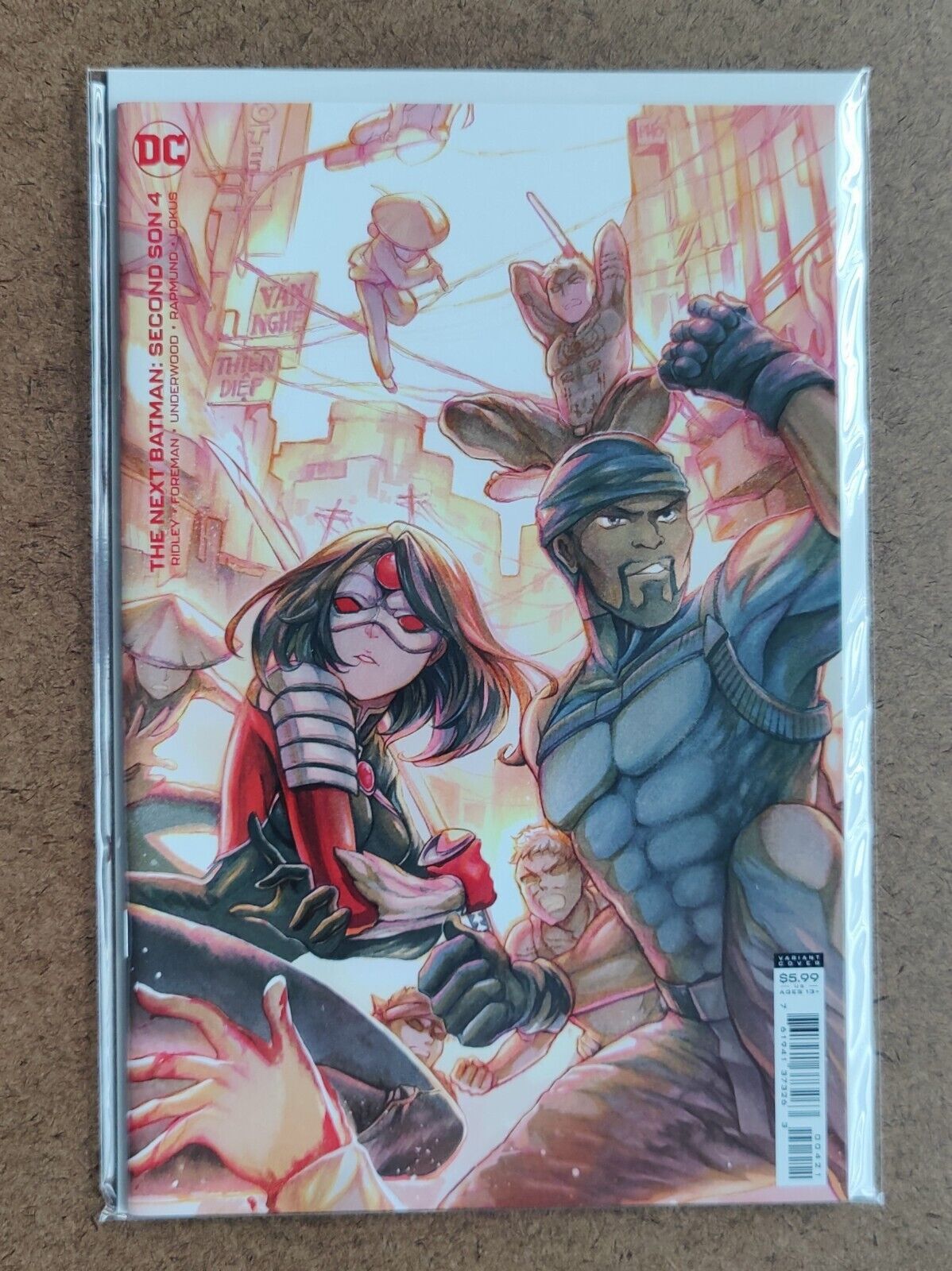 The Next Batman: Second Son #4B 2021 Card Stock Variant By Rachta Lin