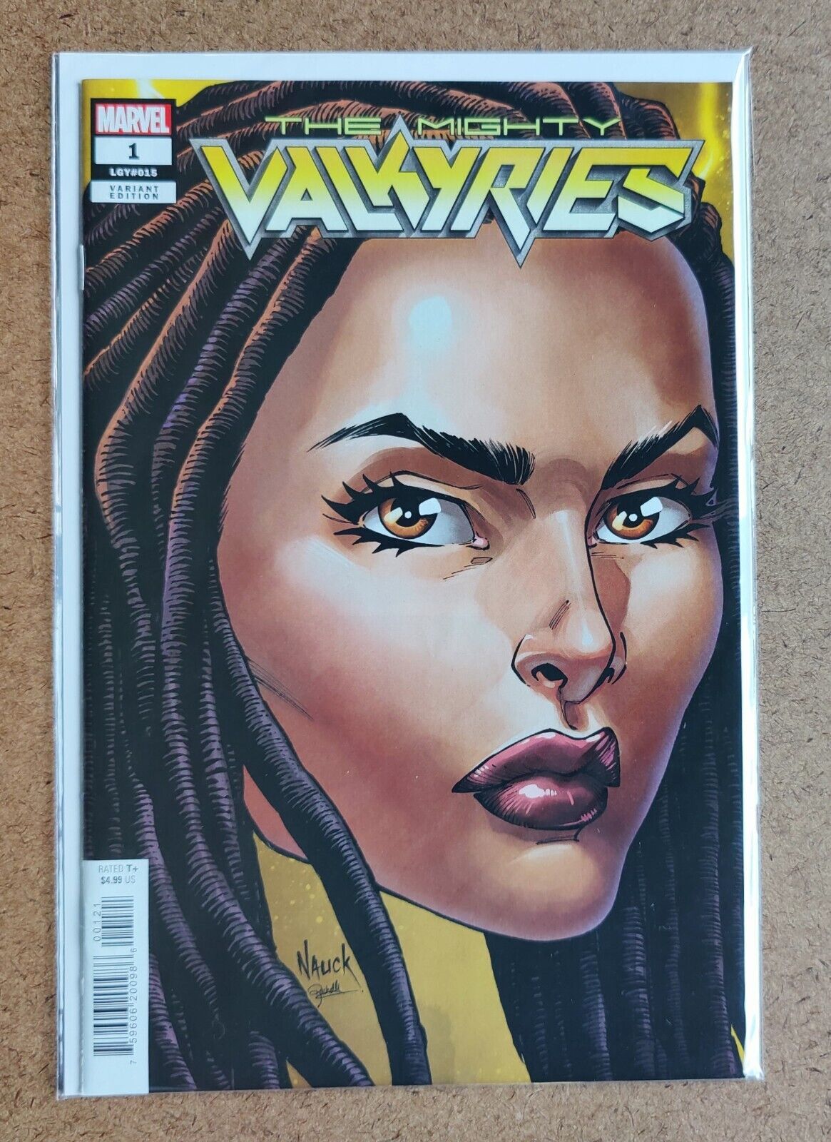 The Mighty Valkyries #1B Todd Nauck Headshot VARIANT Cover 2021