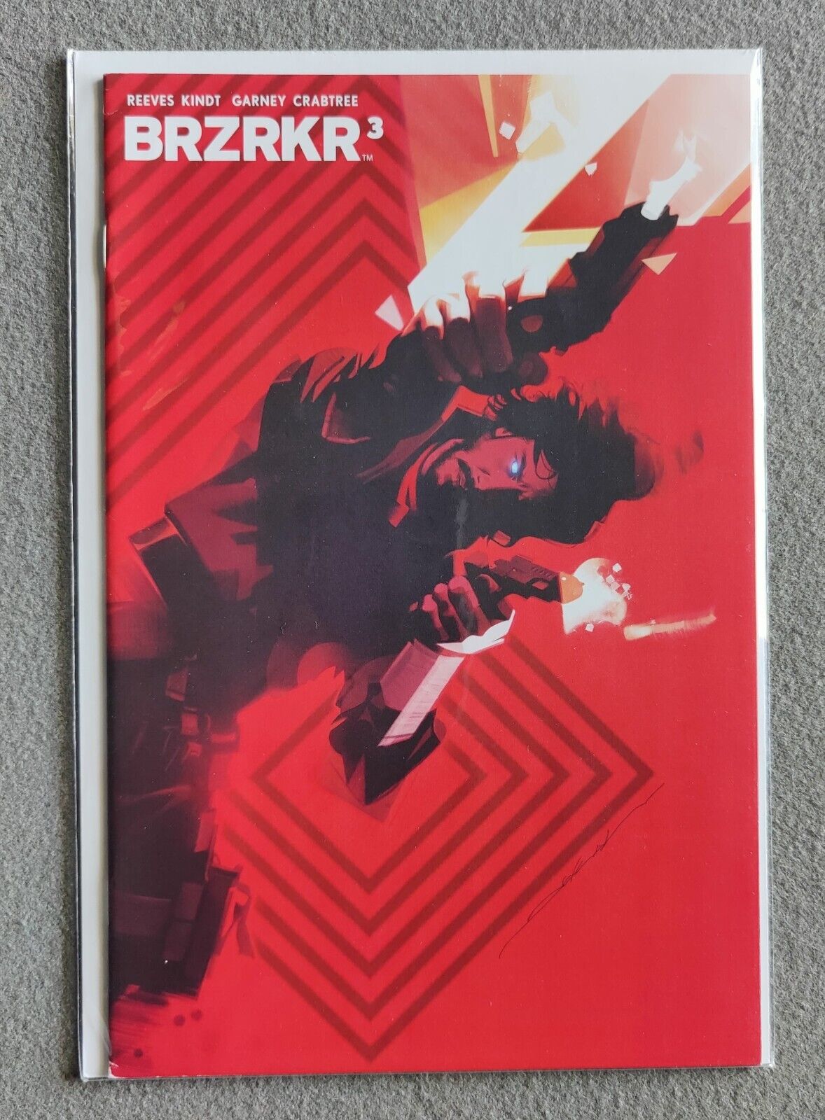 BRZRKR #3B Variant Jeff Dekal Cover Keanu Reeves