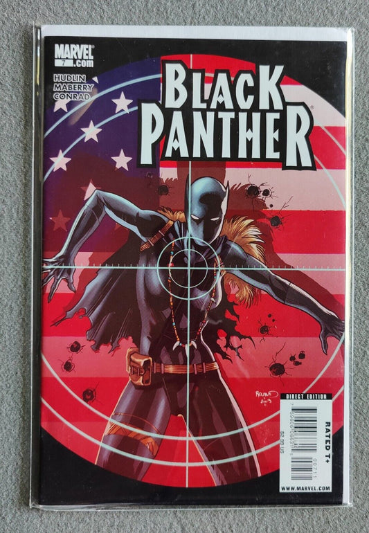 BLACK PANTHER #7a 2009 1st app. of Shuri as Black Panther REGINALD HUDLIN