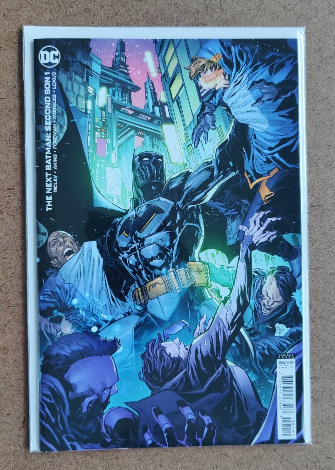 The Next Batman Second Son #1B Lashley Cover DC 2021