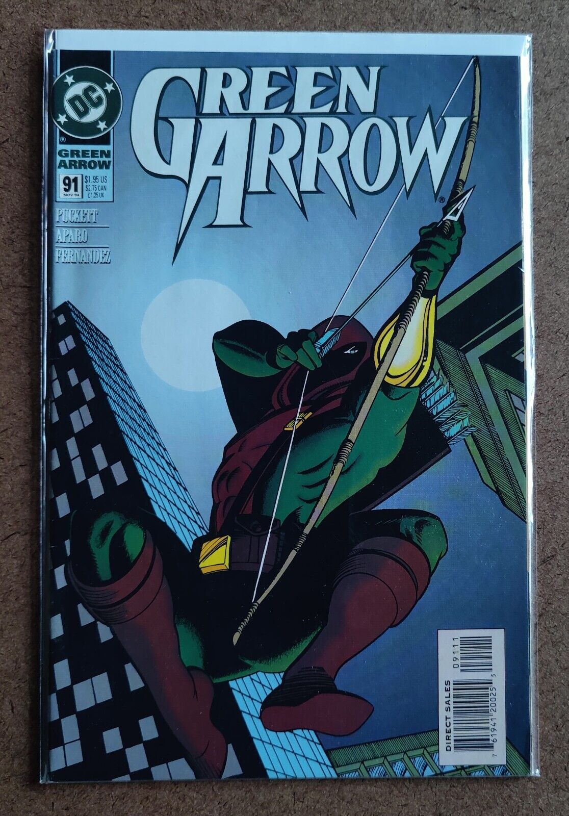 Green Arrow, Vol. 2  #91 November 1994 Jim Aparo