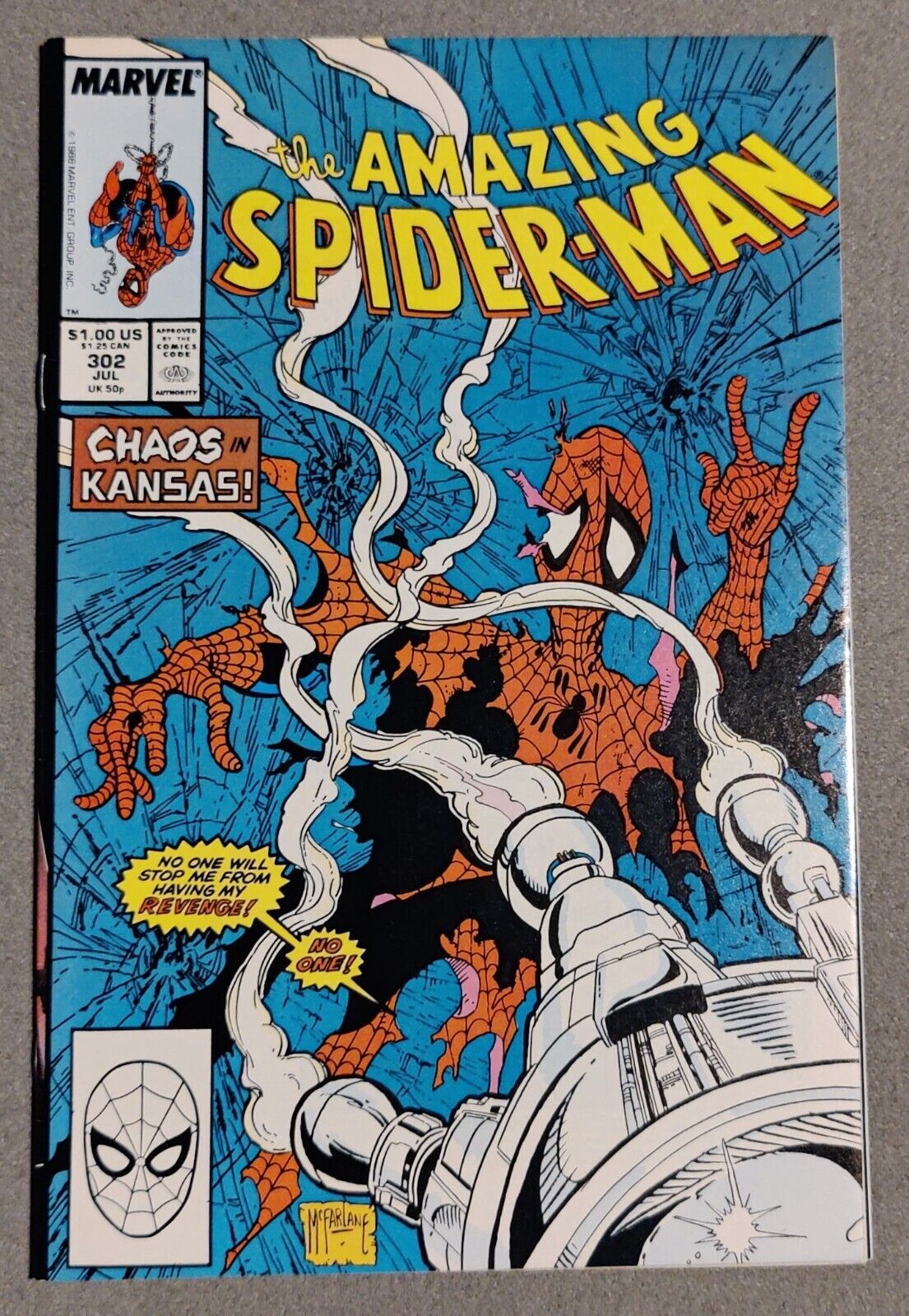 The Amazing Spider-Man #302A 1st Appearance Wes, Ruth, and Billy Cassady 1988