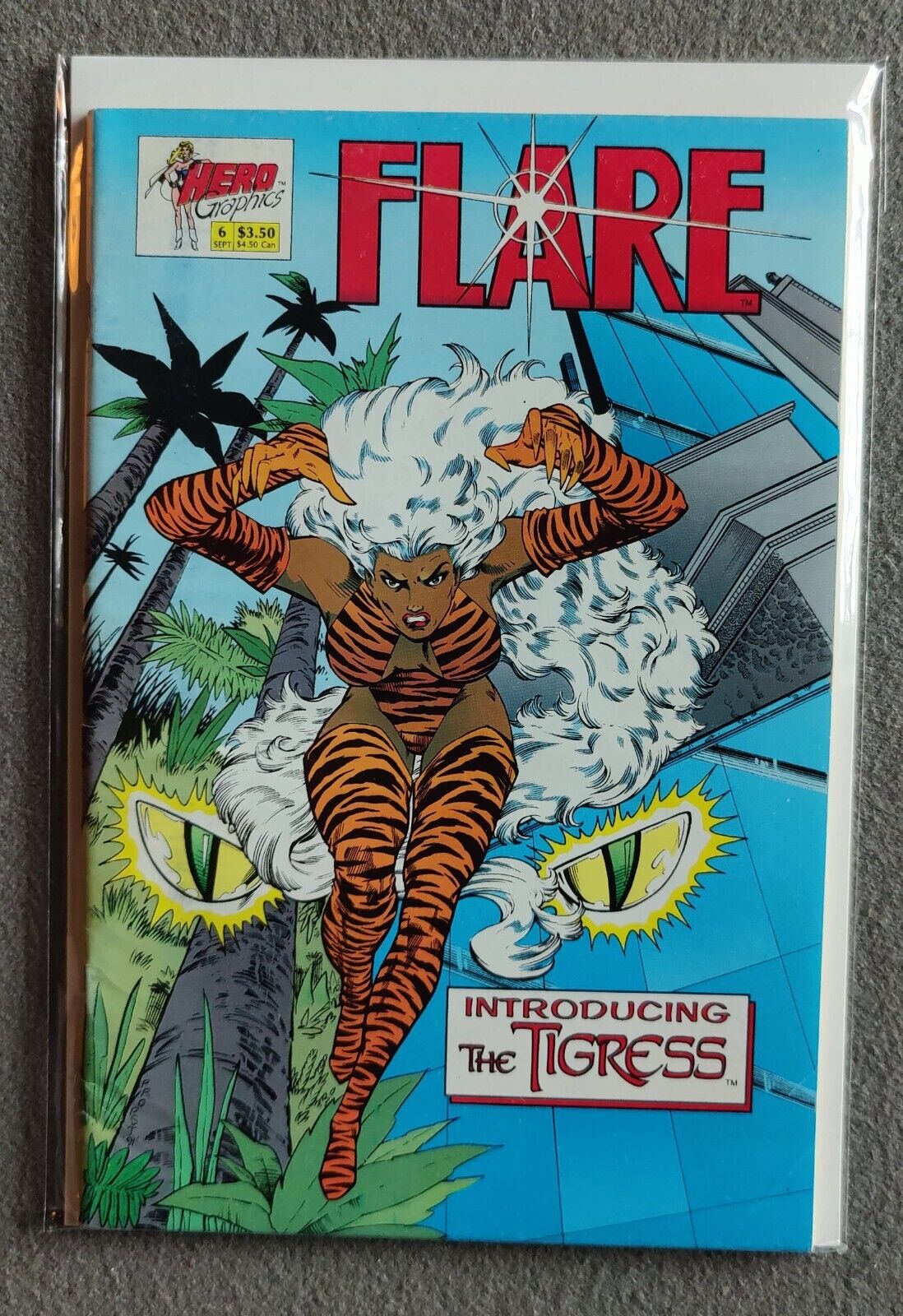 Vintage Flare Introducing The Tigress 1991 Vol. 2 No. 6 Heroic Publishing