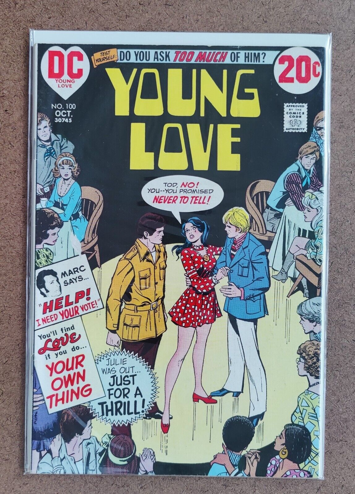 Young Love #100 DC Comics October 1972