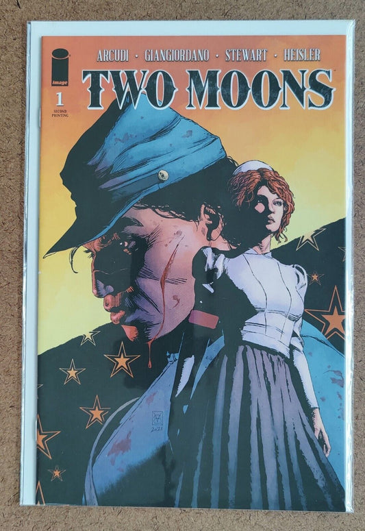 Two Moons  #1E Image Comics 2021 2nd Printing Valerio Giangiordano