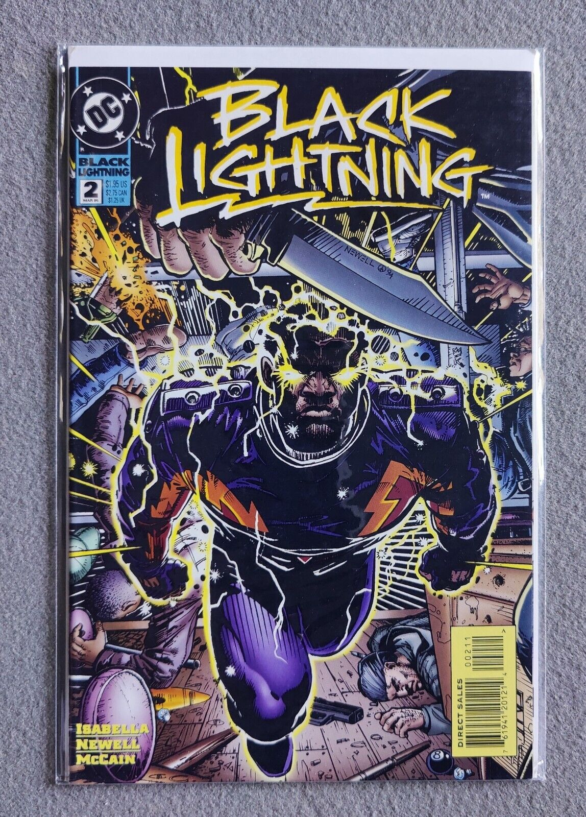 Black Lightning #2 1st Appearance Of Painkiller DC Comics 1995