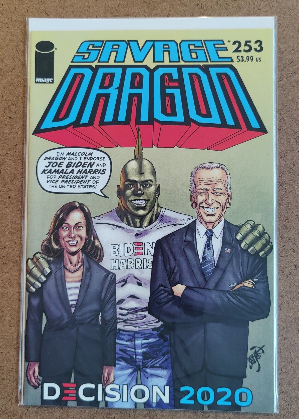 Savage Dragon, Vol. 2  #253B Image Comics Decision 2020 Cover