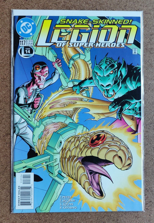 Legion of Super Heroes #117 DC Comics 1999 1st App Gear "I.Z.O.R."