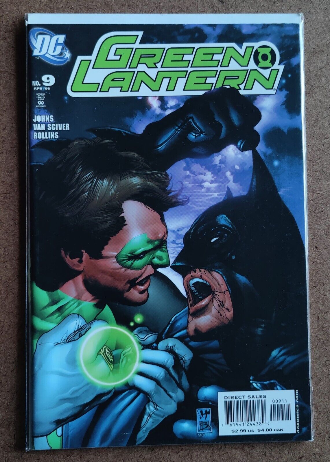 Green Lantern #9A Bianchi 2006 1st appearance and origin of Tattooed Man