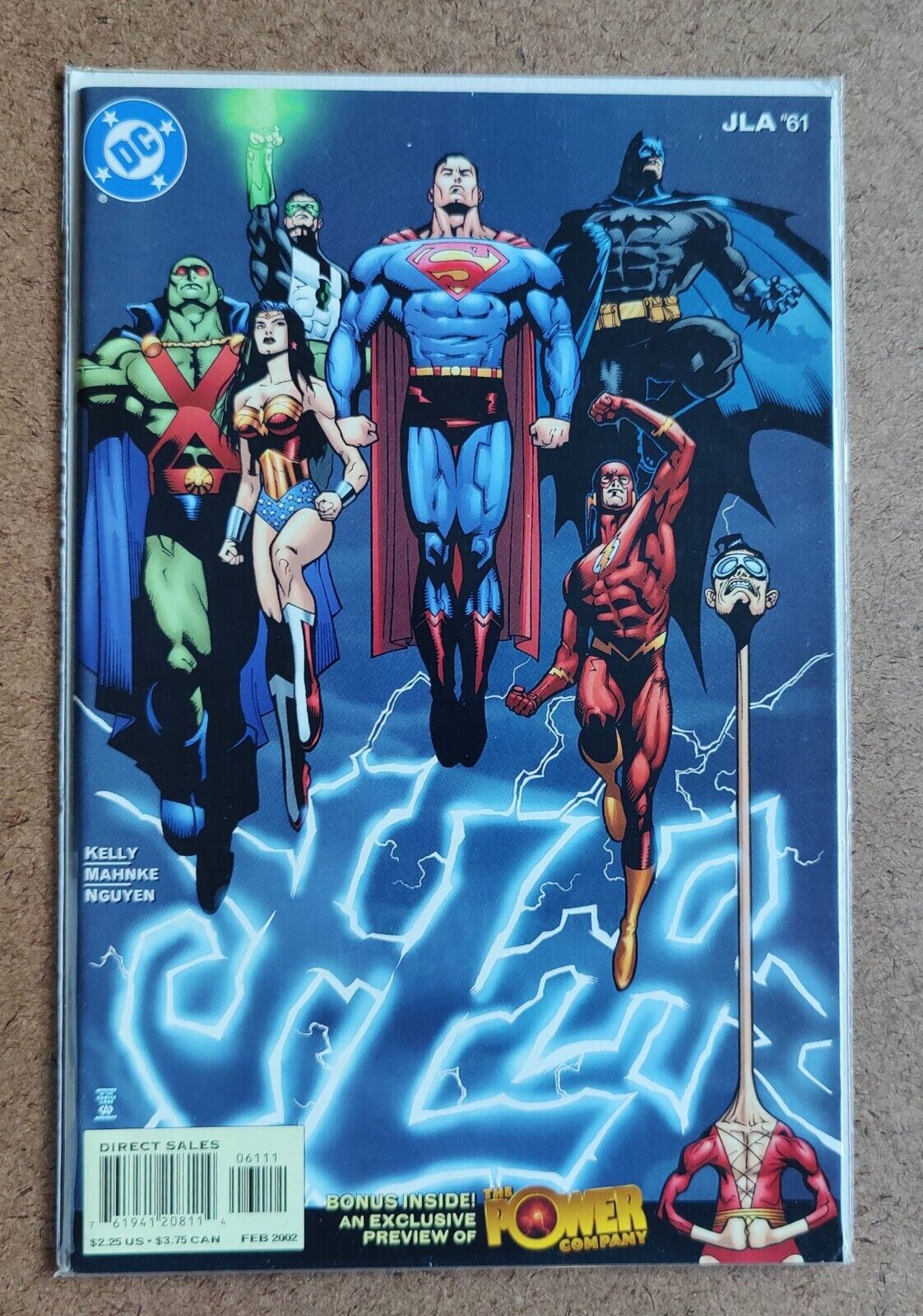 JLA #61 DC Comics Two-Minute Warning  February 2002 1st App Josiah Power