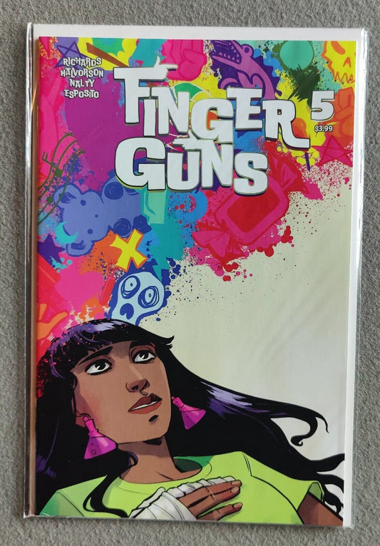 FINGER GUNS #5C VAULT COMICS Sadie Water Color 2020