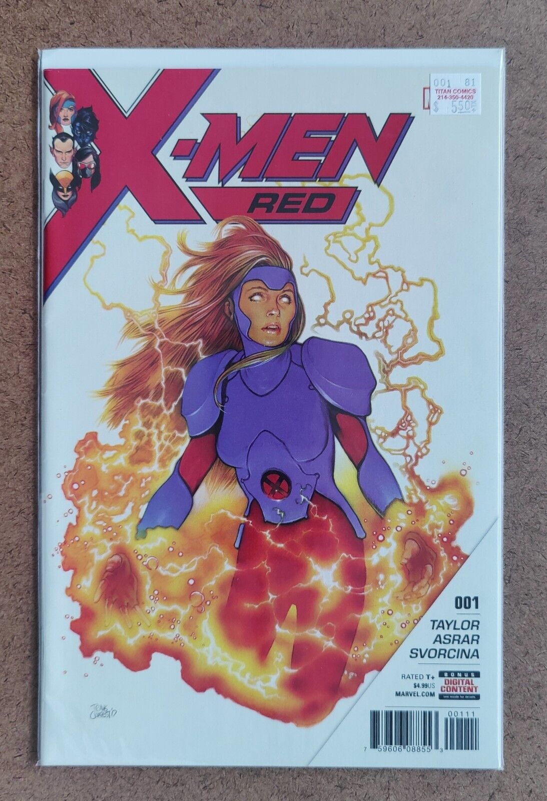 X-Men: Red  #1A  2018 Travis Charest Cover 1st Appearance of Gentle