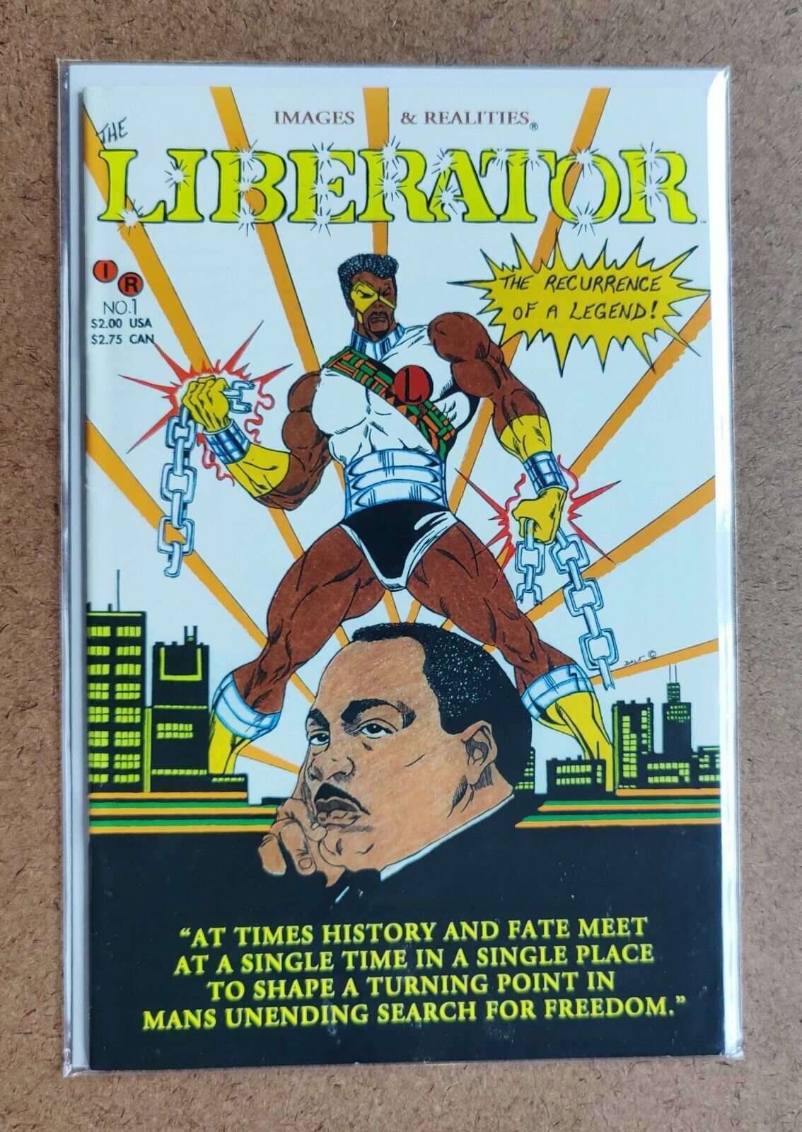 Liberator #1 1993 Images & Realties Comic Book Black Superhero Dale McNeal