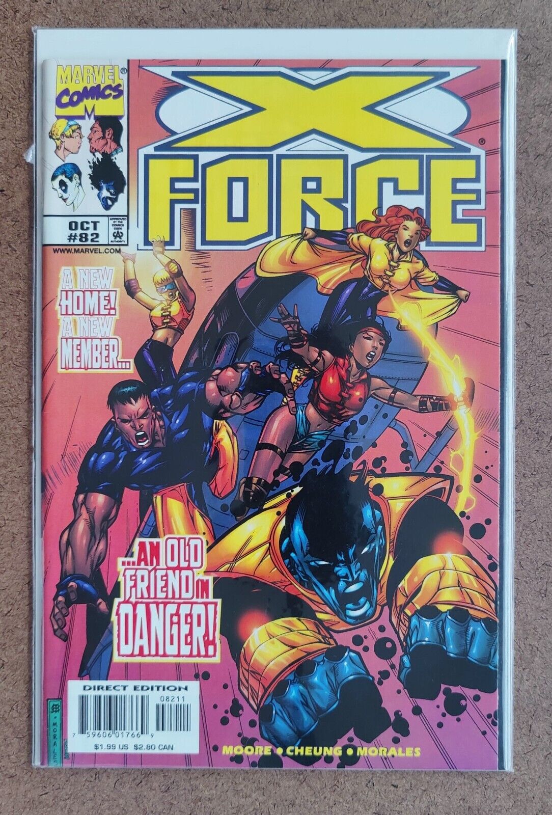 X-Force #82 Marvel 1998 1st App Bedlam Jesse Aaronson