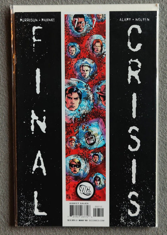 FINAL CRISIS #7 1st App & Cover CALVIN ELLIS Black SUPERMAN Cal 2009 DC