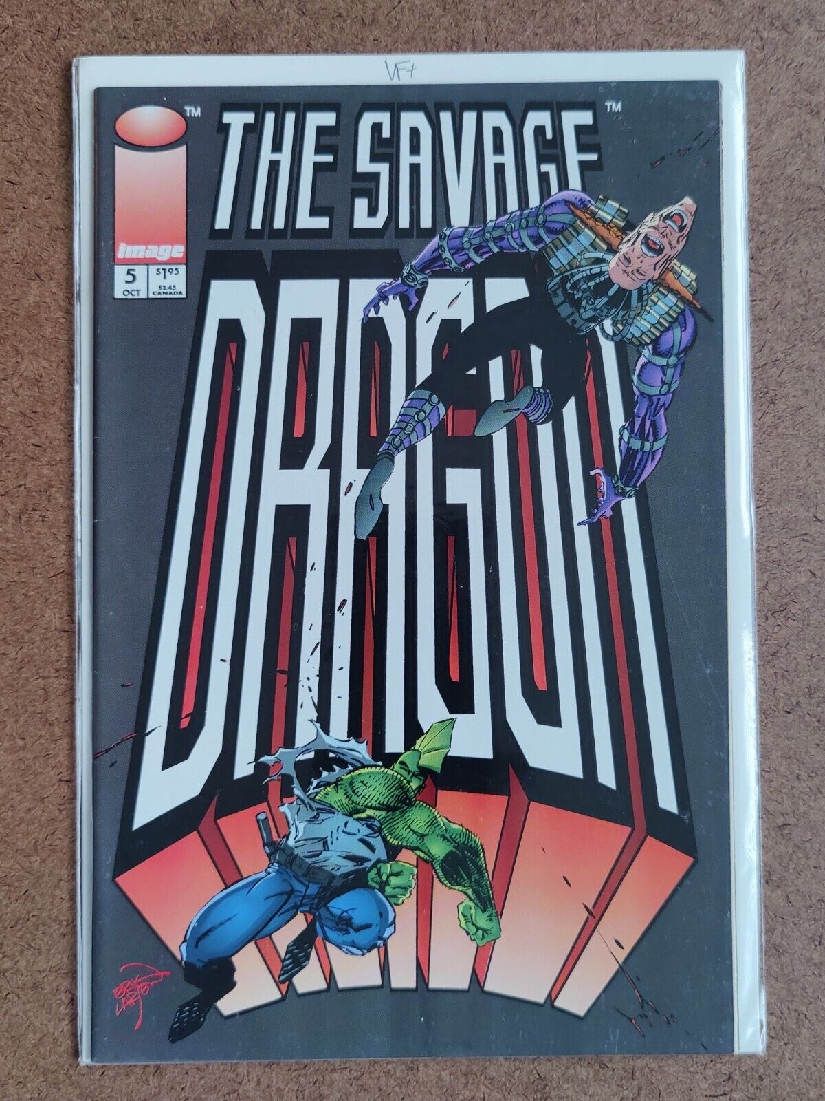 Savage Dragon, Vol. 2 #5 Image Comics 1993 1st App Rapture-Sharona Jackson