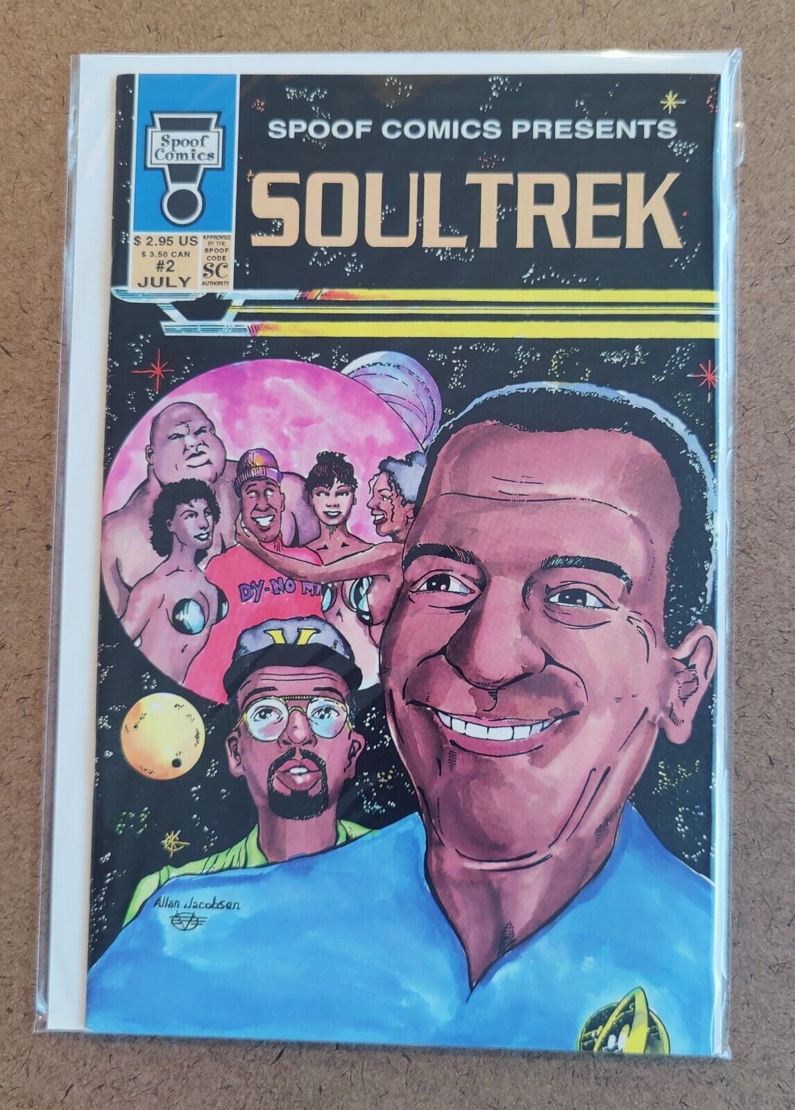 Spoof Comics Presents Soul Trek #2 Personality ComicsBill Cosby x Star Trek 1992