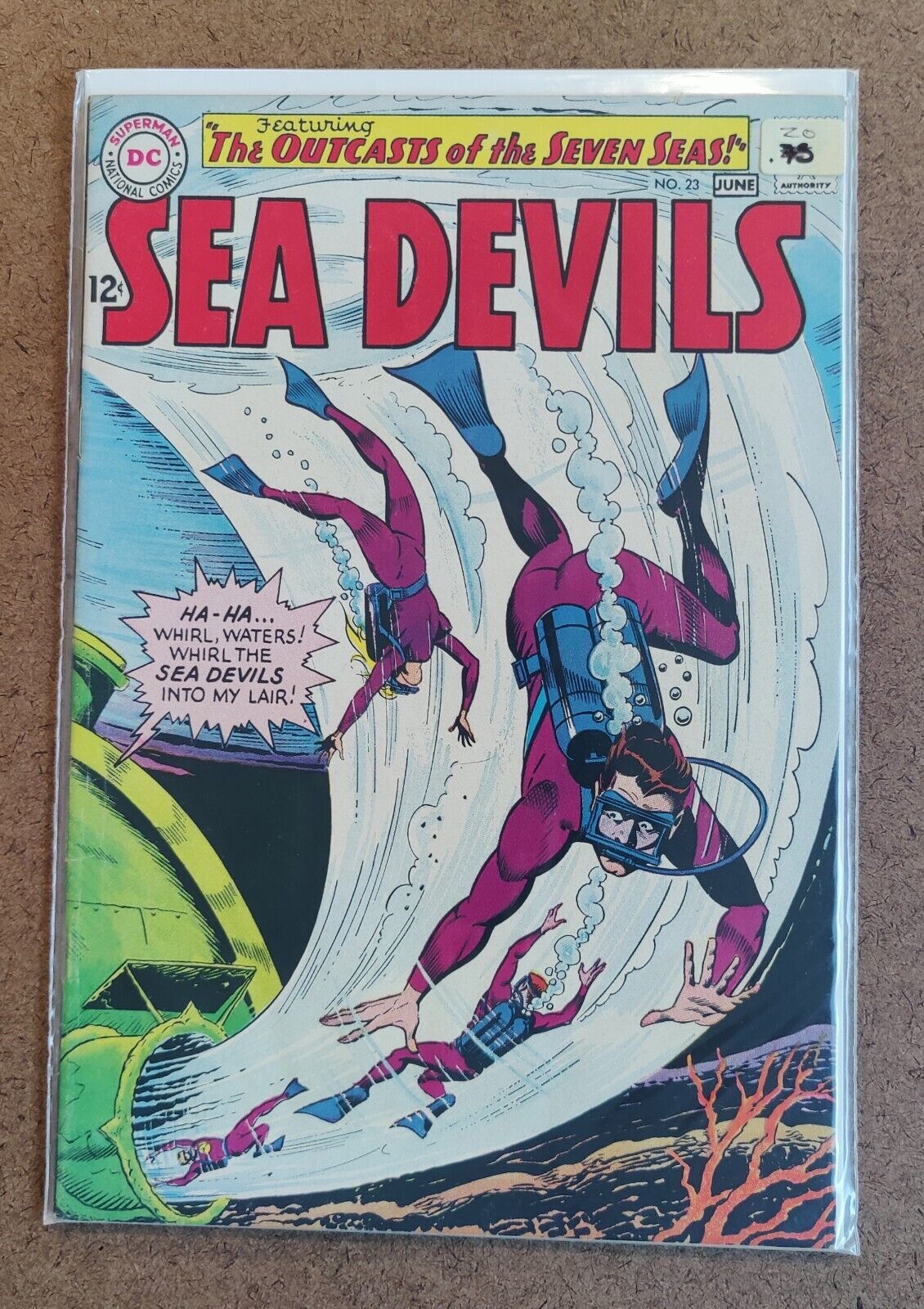 Sea Devils #23 DC Comics 1965 1st App Molo (Single appearance)