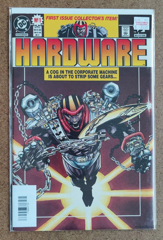 Hardware #1D DC Comics/Milestone May 1993 First Printing 1st app. of Hardware