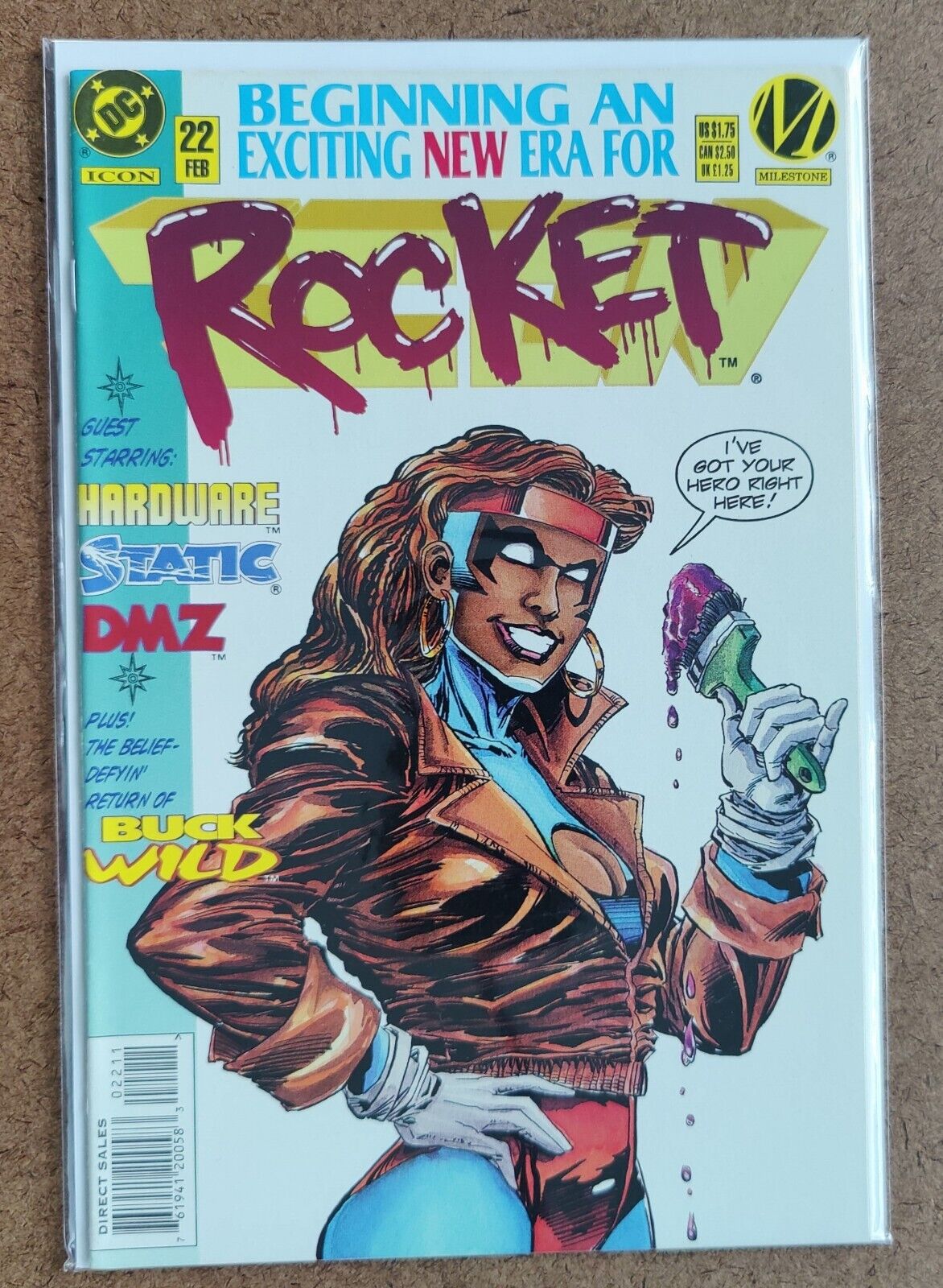 Icon #22 DC Milestone Comics February 1995 1st App Oblivion, Sweet Stick Max