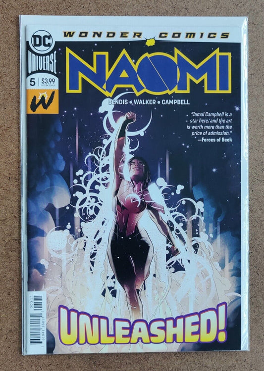 Naomi #5, Origin Wonder Comics, 2019 1st app. of Naomi in costume and Zumbado