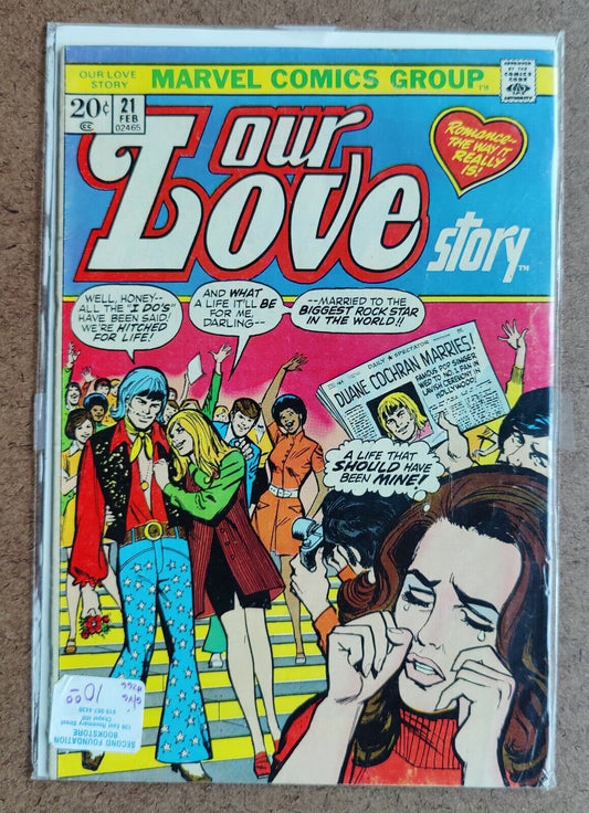 Our Love Story #21 Marvel Comics 1972