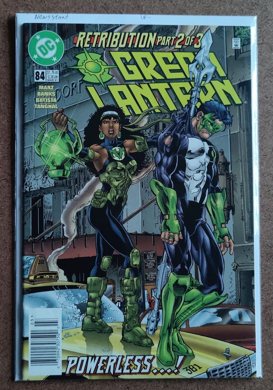 GREEN LANTERN #84 DC, vol. 3, 1990 Ron Marz, Kyle Rayner