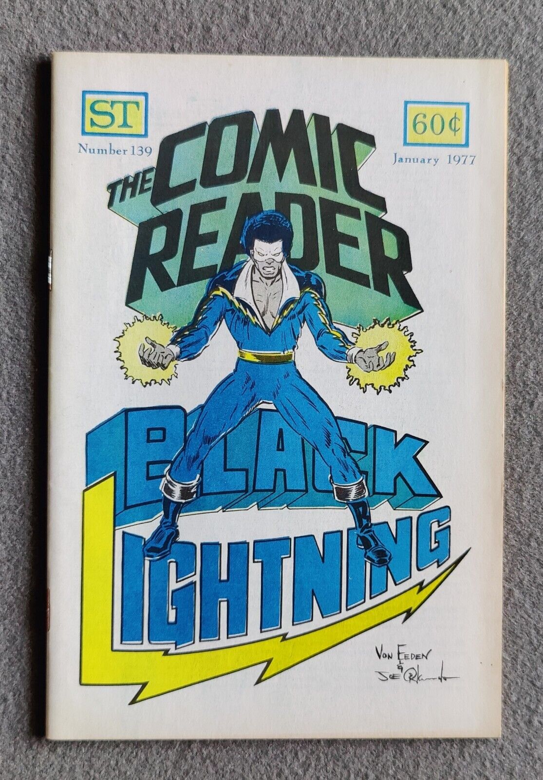 Comic Reader #139 1st Black Lightning Appearance 1977