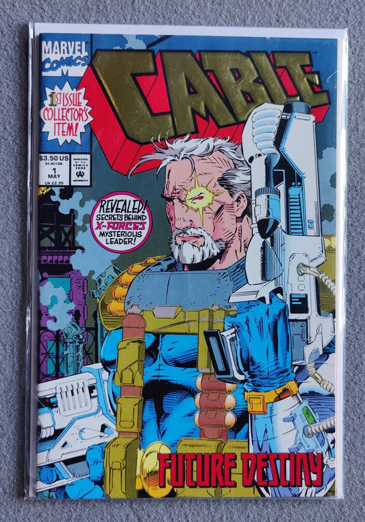 Cable #1 (1993) Gold Foil Logo X-Men Marvel Comics 1st appearance of Sinsear and