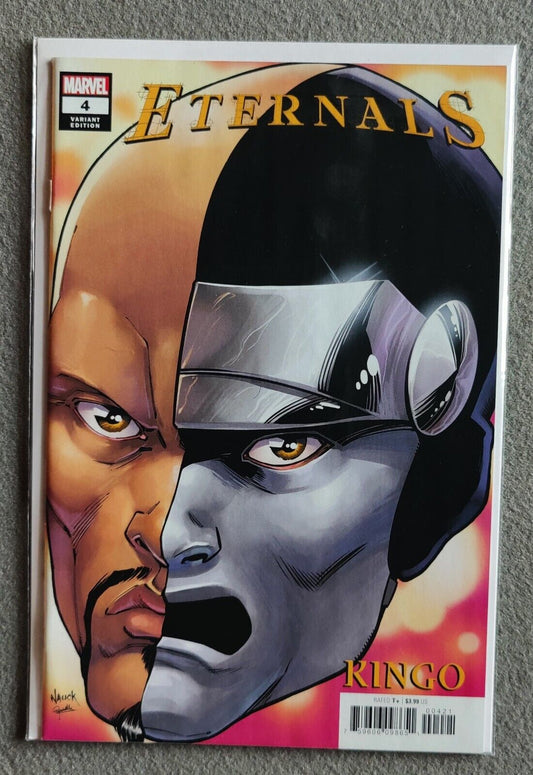 Eternals #4B Todd Nauck Headshot Variant 1st Print Marvel Comics 2021