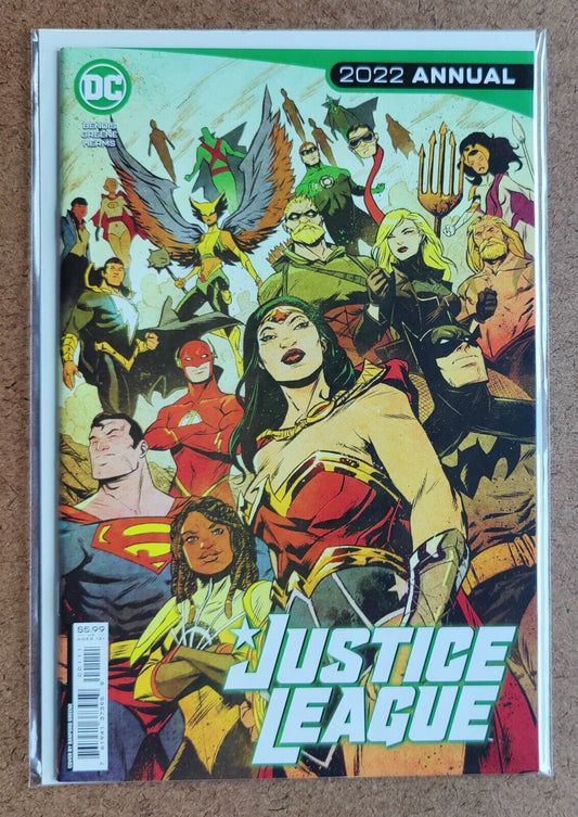 Justice League 2021 Annual #1A April 2022 Sanford Greene Regular Cove DC Comics