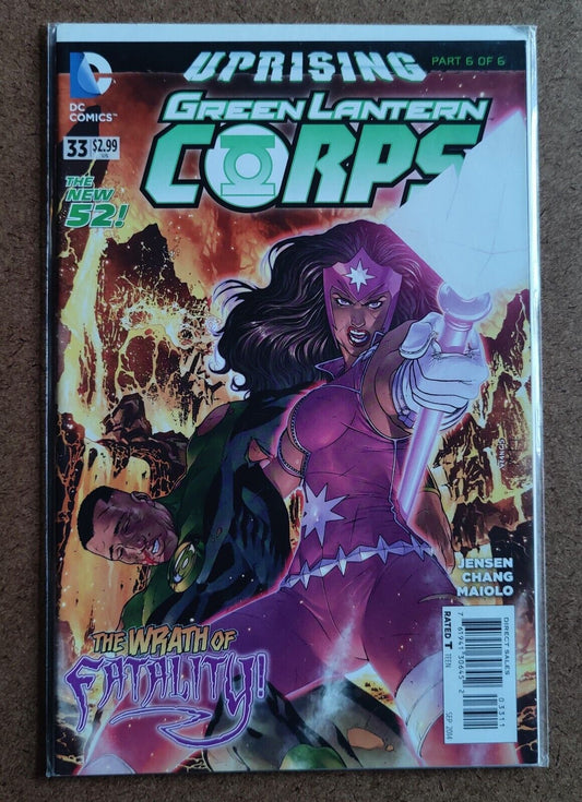 Green Lantern Corps #33A 2014 Francis Portela Regular Cover